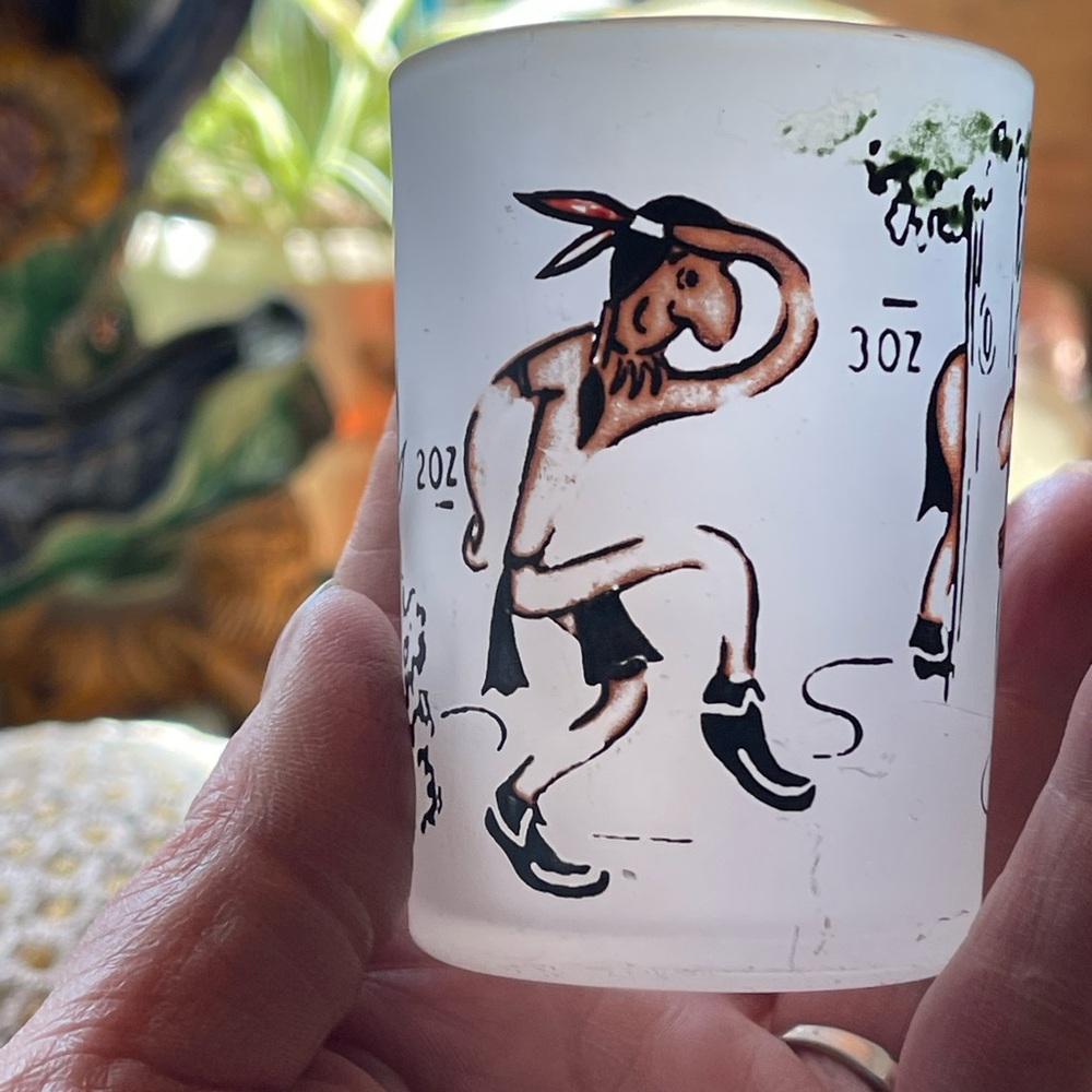 Vintage Hazel Atlas, shot glass-free shipping